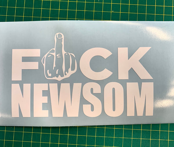 F*ck Newsom - Navy/White